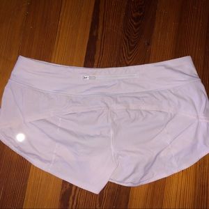 Lululemon speed shorts worn once 10 8